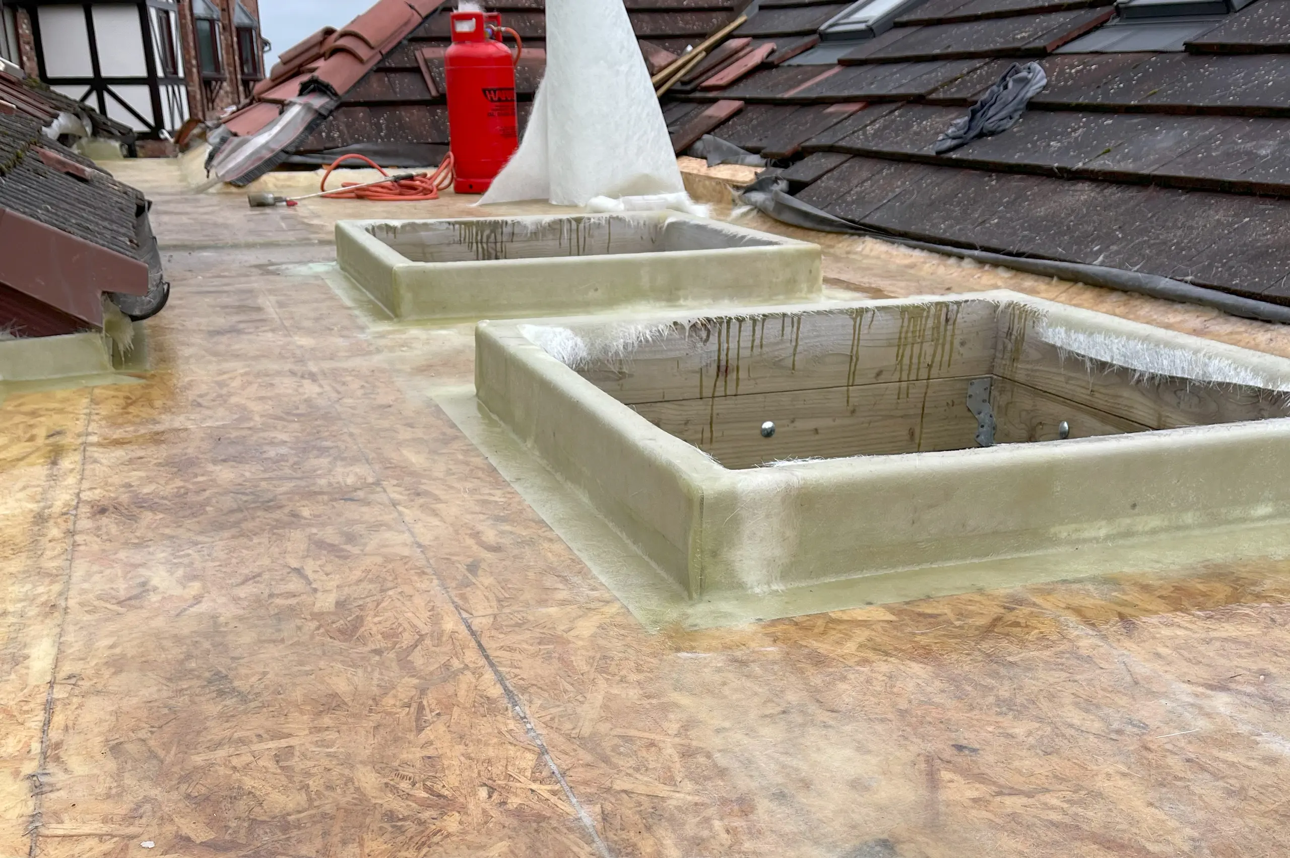 flat roof installations